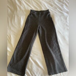 Zara Charcoal Knit Sweater Pants, girls size 10